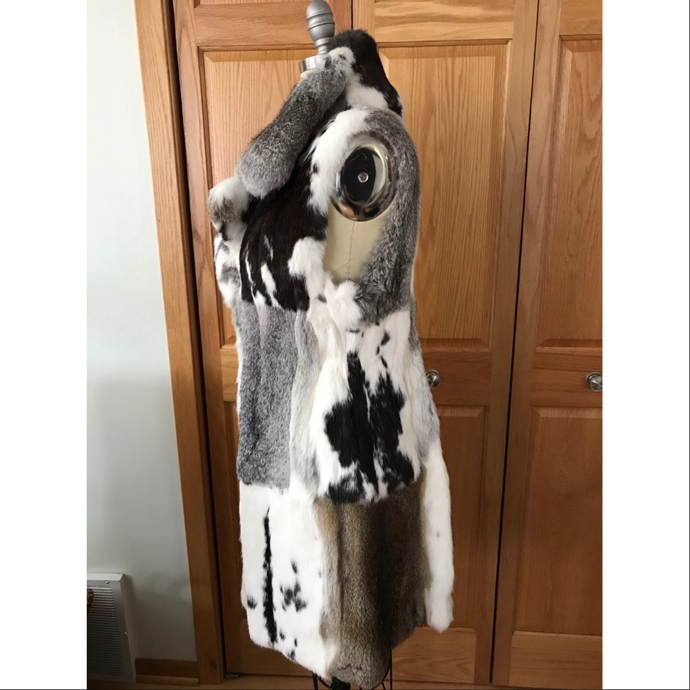 🆕Co™ Rabbit fur vest - Picture 3 of 12